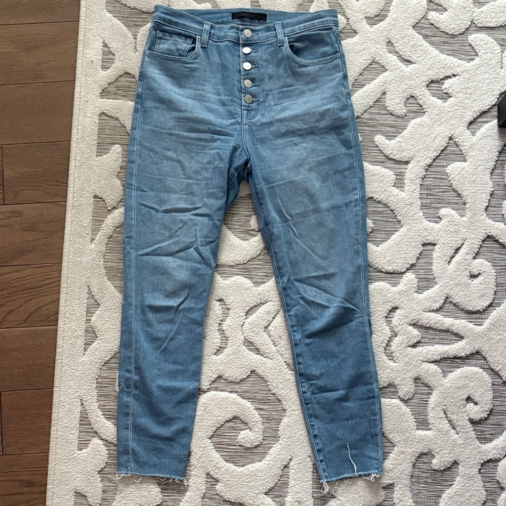 J Brand High Rise Light Blue Jeans